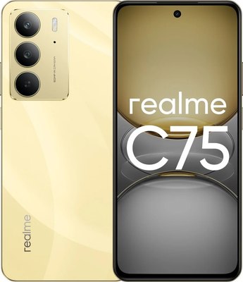 Смартфон Realme C75 8GB/256GB (золото) - 
