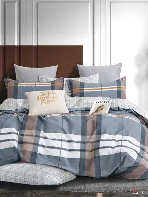 

Комплект постельного белья, Сатин Делюкс 2504 2сп с евро / 434154