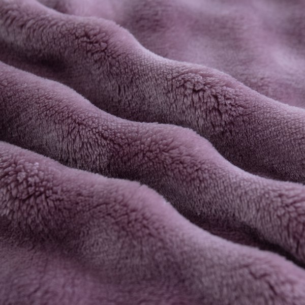 Плед Karven Фланель 1.5сп / PL 011 SOLID BUBBLE v1/Purple