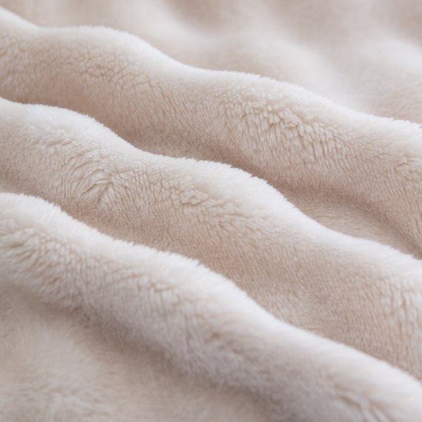 Плед Karven Велсофт 1.5сп / PL 011 SOLID BUBBLE v5/Beige