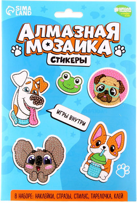 

Набор алмазной вышивки, Стикер. Веселые животные / 9323624