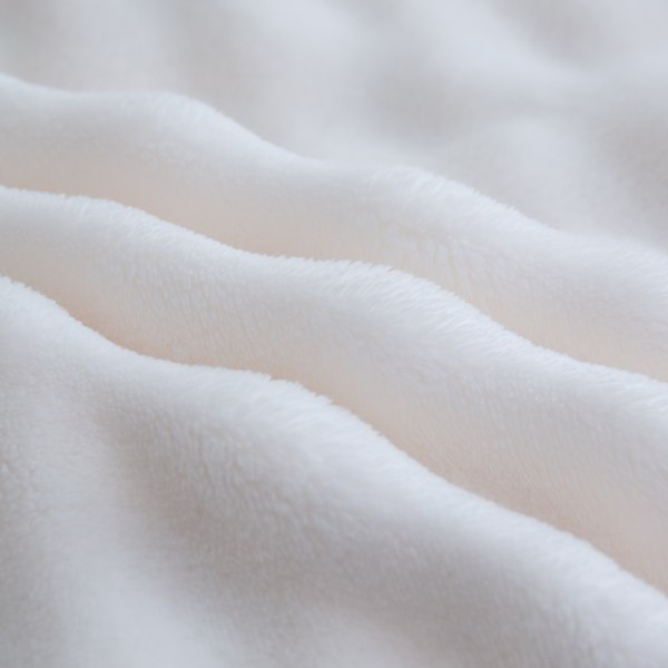 Плед Karven Велсофт 1.5сп / PL 011 SOLID BUBBLE v6/Cream
