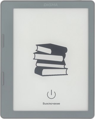 Электронная книга Digma E2 5.83 E-Ink (светло-серый) - 