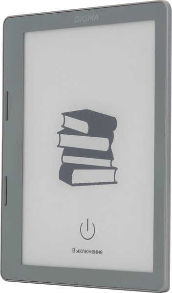Электронная книга Digma E2 5.83 E-Ink (светло-серый)