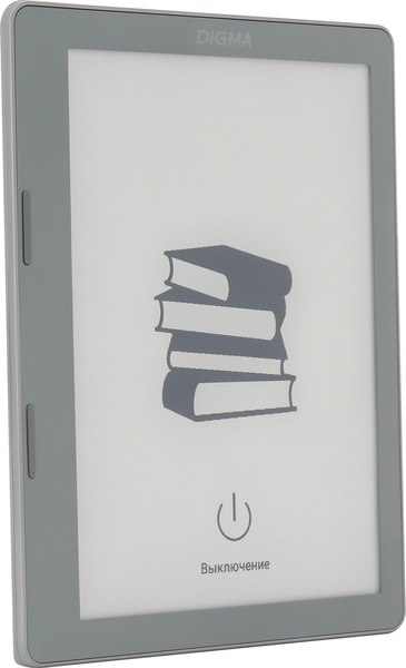 Электронная книга Digma E2 5.83 E-Ink (светло-серый)