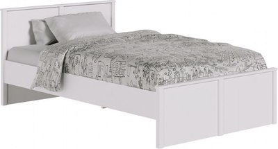 Полуторная кровать Black Red White Ewa LOZ120x200 М (белый/белый) - 