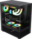 Корпус для компьютера 1stPlayer Miku Mi7-A / Mi7-A-BK-2F1R-1F1 (черный) - 