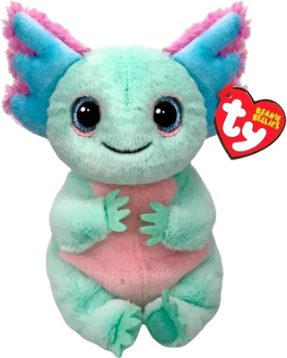 Мягкая игрушка TY Beanie Bellies Аксолотль Alex / 41510 -