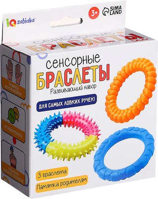 

Развивающий игровой набор, IQ Сенсорные браслеты / 10678278