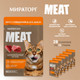 Влажный корм для кошек Мираторг Meat рагу с говядиной Black Angus (28x75г) -
