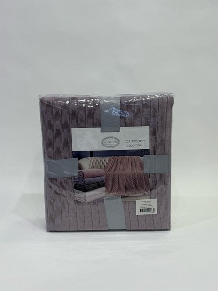 Плед Karven Фланель 1.5сп / PL013 JACQAURD v6/Purple