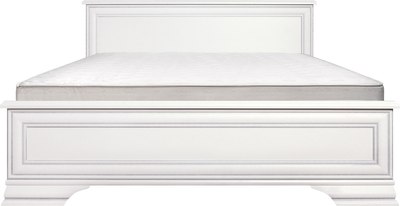 Двуспальная кровать Black Red White Kentaki S320-LOZ160х200 Д (белый/белый) - 