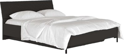 Двуспальная кровать Black Red White San Gimignano LOZ160х200 М (антрацитовый/антрацитовый/готика) - 