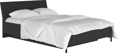 Полуторная кровать Black Red White San Gimignano LOZ140х200 М (антрацитовый/антрацитовый/готика) - 