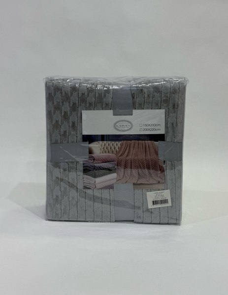 Плед Karven Фланель Евро / PL014 JACQAURD v2/Grey