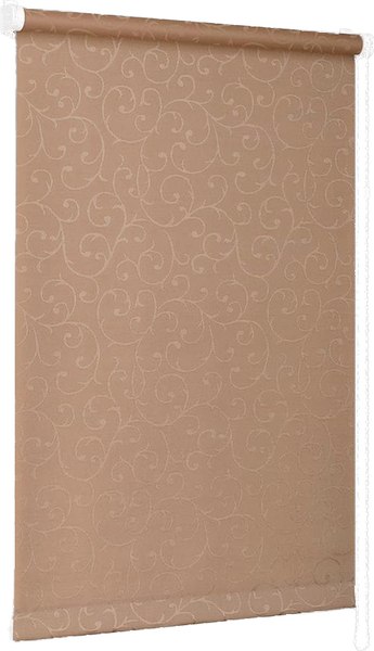 Рулонная штора Delfa Сантайм Жаккард Прима СРШ-03Д8827 (120x170, какао)
