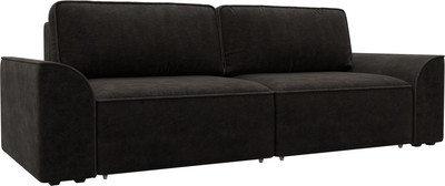 Диван Лига Диванов Лига-048 / 128223 (велюр коричневый) -