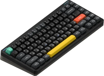 Клавиатура Nuphy Halo75 V2 Obsidian Black Lemon Switch / Halo75v2-OB-32 - 