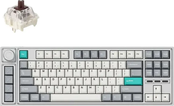 Клавиатура Keychron Lemokey L3 Space Gray Gateron Jupiter Brown Switch / L3-X3-RU