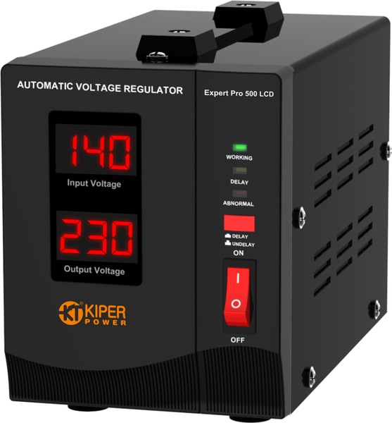 Стабилизатор напряжения Kiper Power Expert Pro 500 LCD (500VA/300W)