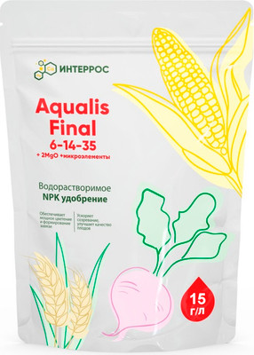 Удобрение Интеррос NPK Водорастворимое 6:14:35+2MgO+МЭ