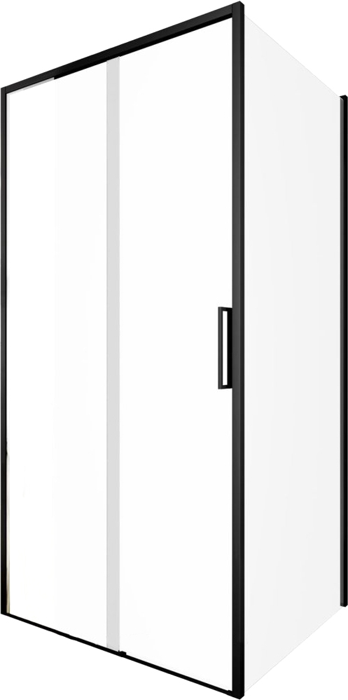 Душевой уголок Aquanet Pleasure Evo 130 / AE65-130x100-BT (черный анодированный)