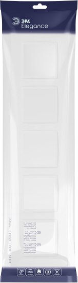 Рамка для выключателя ЭРА Elegance 14-5015-01М Classic / Б0065830 (белый матовый)