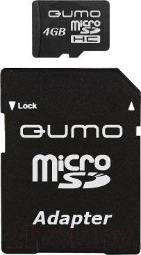 Карта памяти Qumo microSDHC (Class 6) 4 Gb (QM4GMICSDHC6) - общий вид
