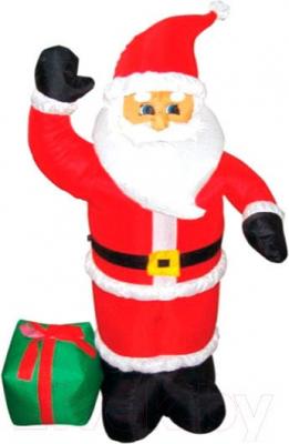 Фигура надувная новогодняя Neon-Night Дед Мороз с подарком 511-054 - общий вид