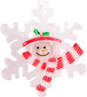 Световая фигурка Neon-Night Снежинка со снеговиком 501-021 - 