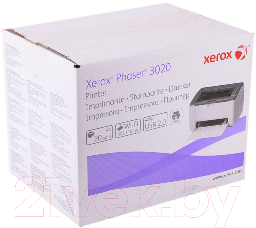 Xerox Phaser 3020BI Принтер купить в Минске, Гомеле, Витебске, Могилеве,  Бресте, Гродно