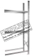 Миниатюра изображения товара Секция для стеллажа Metalsistem S0.B.90.50/1s/3pd