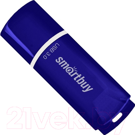 USB flash накопитель SmartBuy Crown Blue 64GB (SB64GBCRW-Bl) — фото 3