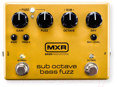 Педаль басовая MXR M287 Sub Octave Bass Fuzz