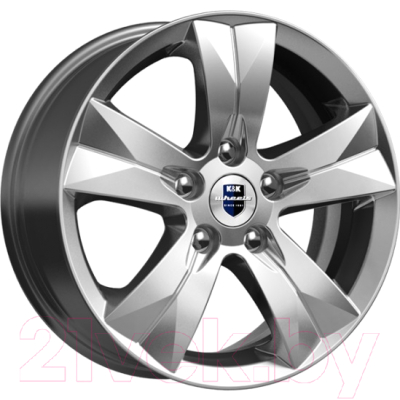

Литой диск K&K, Crossline 16x6.5" 5x114.3мм DIA 66.1мм ET 47мм Dark Platinum