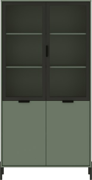 Шкаф Black Red White Paloma REG2W2D