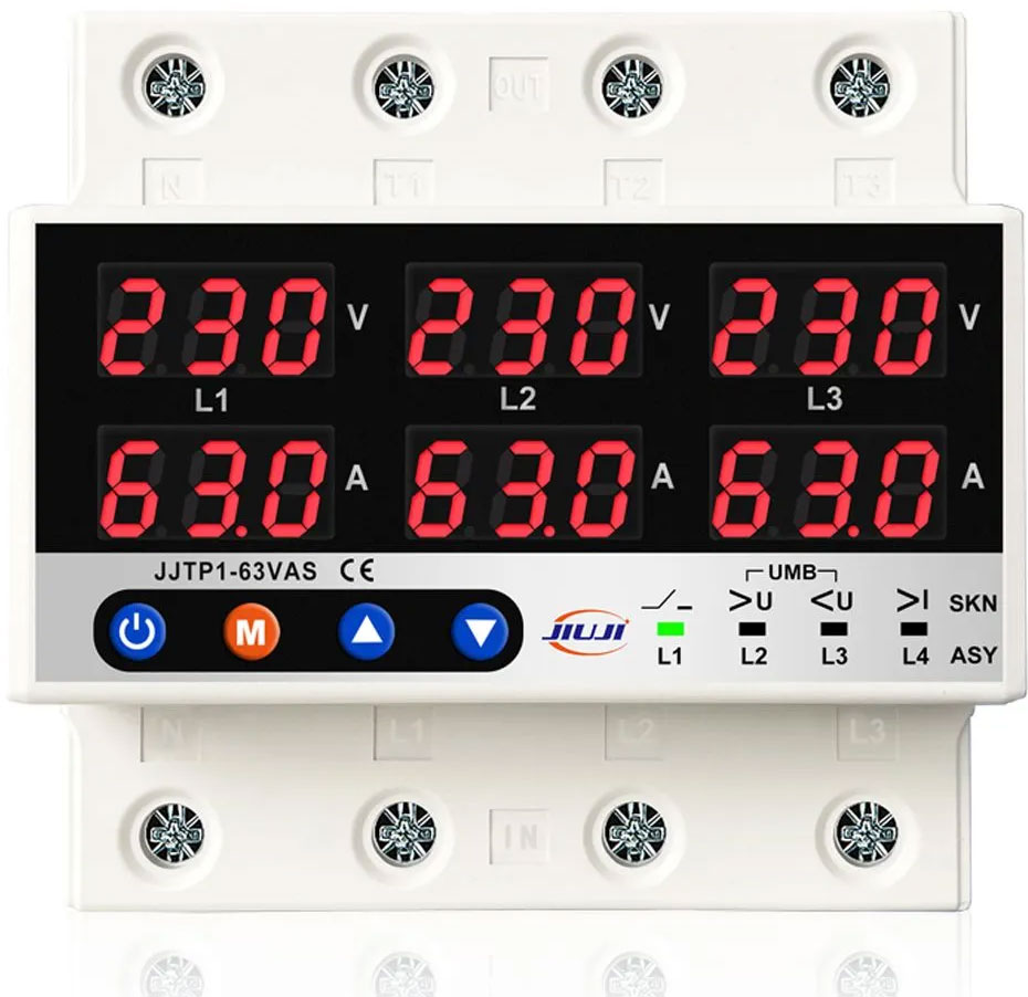 Реле напряжения DEKRON 63A / JJTP1-63