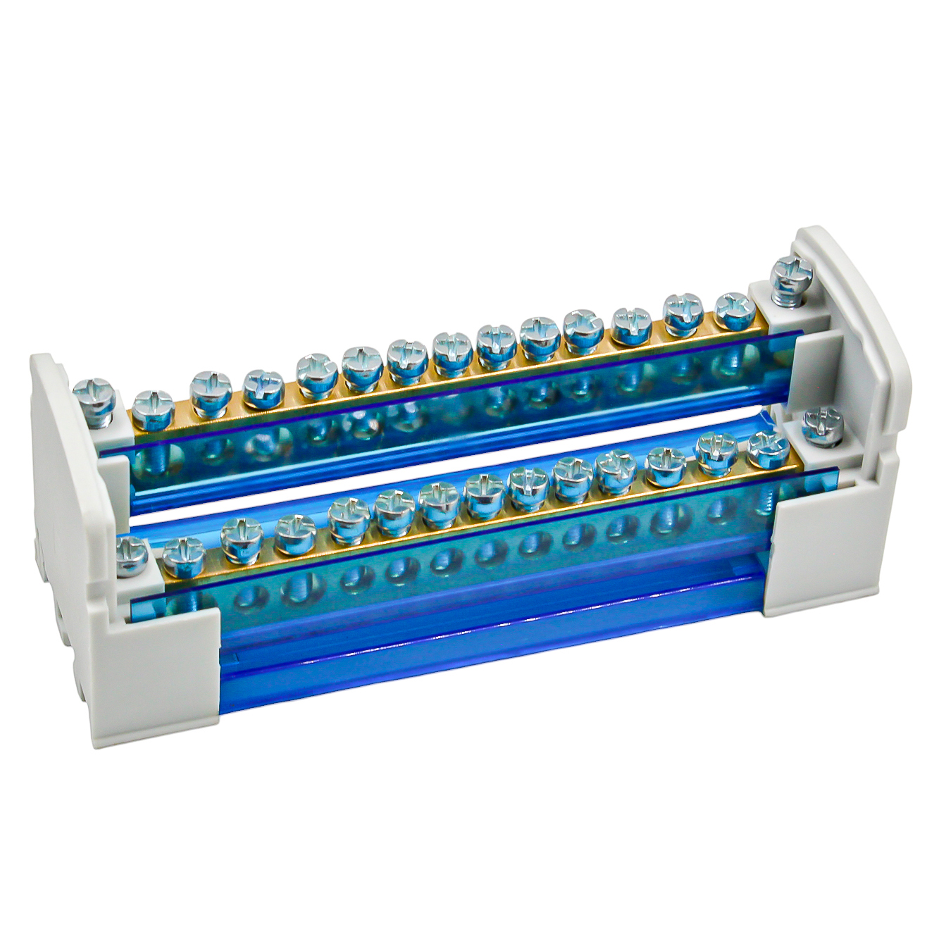 Шина нулевая в корпусе DEKRON На DIN-рейку 2x15 L+PEN / AN0805-0002 — фото 4