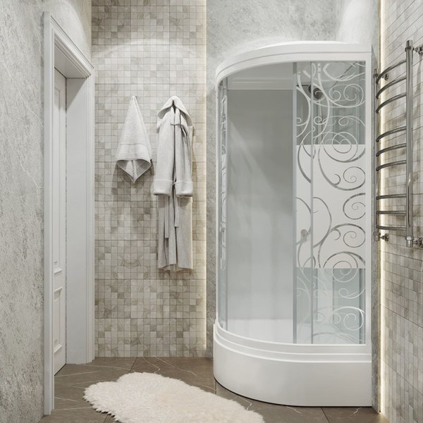 Купить Душевая кабина Triton Узоры 90x90 В  