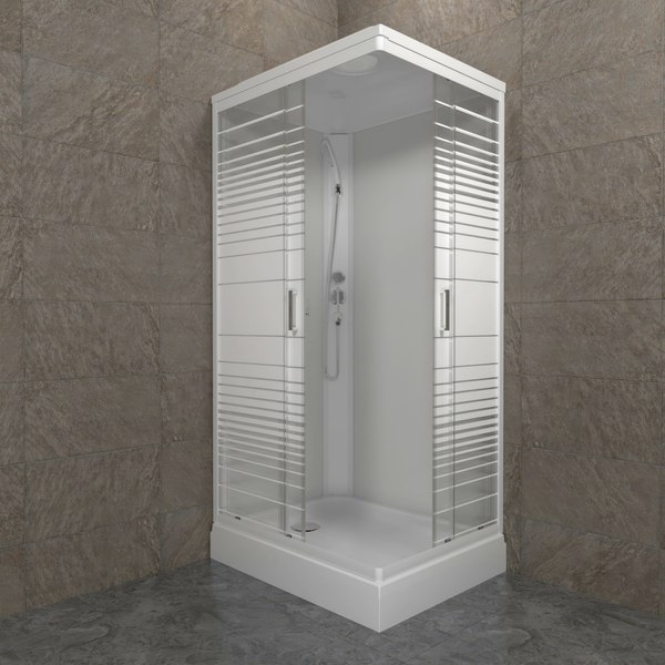 Купить Душевая кабина Triton Квадро 100x80 А Полосы, ДН4 в Бобруйске