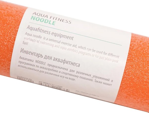 Нудл для аквааэробики Mad Wave Noodle 65x160 (оранжевый)