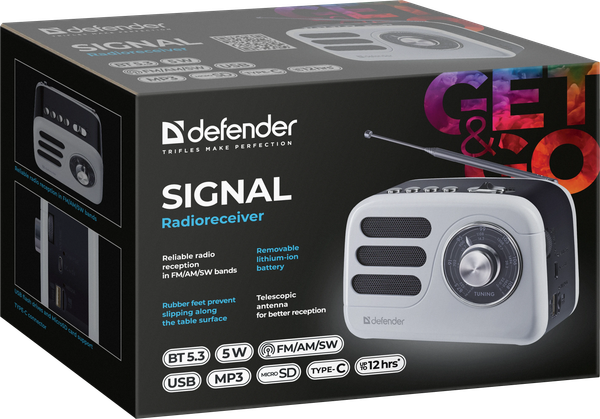 Радиоприемник Defender Signal / 65089