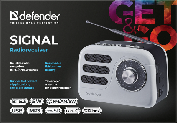 Радиоприемник Defender Signal / 65089