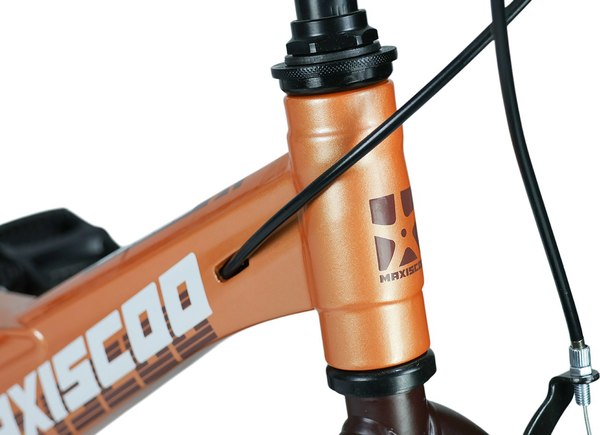Детский велосипед Maxiscoo Space Стандарт 18 2025 / MSC-S1844 (оранжевый топаз, разобранный, в коробке)
