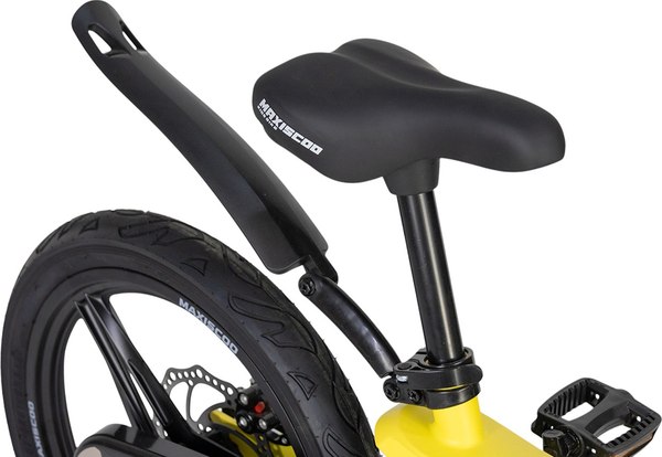 Детский велосипед Maxiscoo Space Deluxe 18 2025 / MSC-S1841D (желтый матовый, разобранный, в коробке)