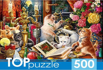 

Пазл, Ночные котята / П500-0736