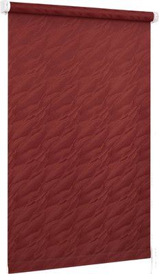 Рулонная штора Delfa Сантайм Жаккард Веда СРШ-03Д 899 (200x170, бордо) - 