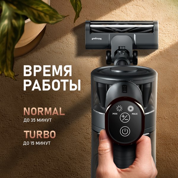 Вертикальный пылесос Weissgauff V15 BLDC 250 Nero Turbo