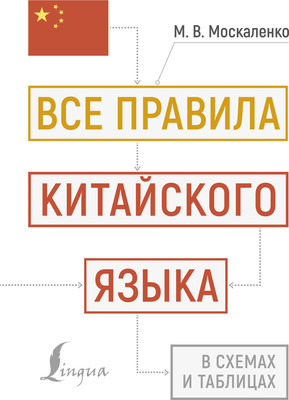 Учебное пособие АСТ Все правила китайского языка в схемах и таблицах (Москаленко Марина) - 