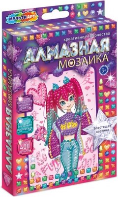 

Набор алмазной вышивки, Аниме девочка / AM10X15-ANIM